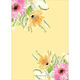 Yellow Corner Floral Invitations Image 3 of 4